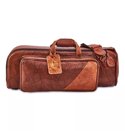 Gard Elite Single Trumpet Gig Bag, antique tan Leather