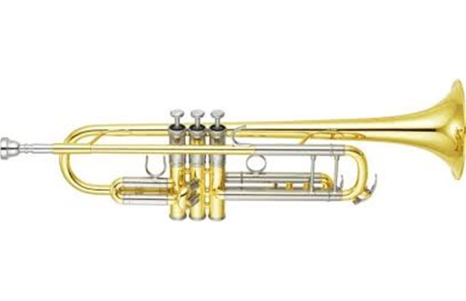 Yamaha YTR8345G Large Bore Xeno Bb Trumpet with gold brass bell in Lacquer