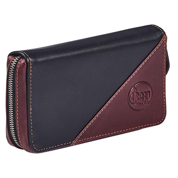 Gard elite mouthpiece pouch with zip black/burgundy - holds 4