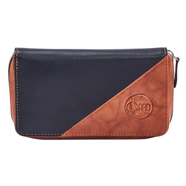 Gard elite mouthpiece pouch with zip black/tan - holds 4