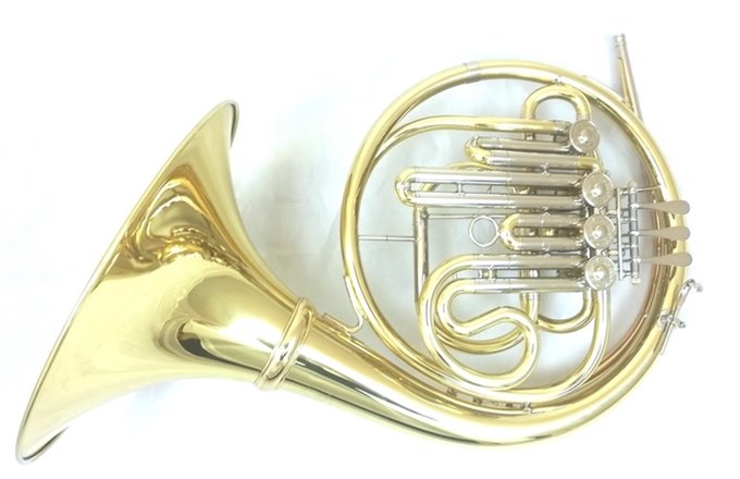 Phil Parker Conservatoire103 compensating double horn with screw bell outfit complete with fiberglass case