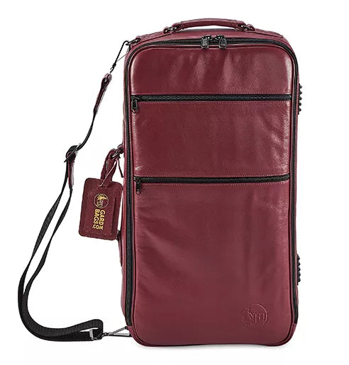 GARD Compact Triple Trumpet Gig Bag, Burgundy Leather