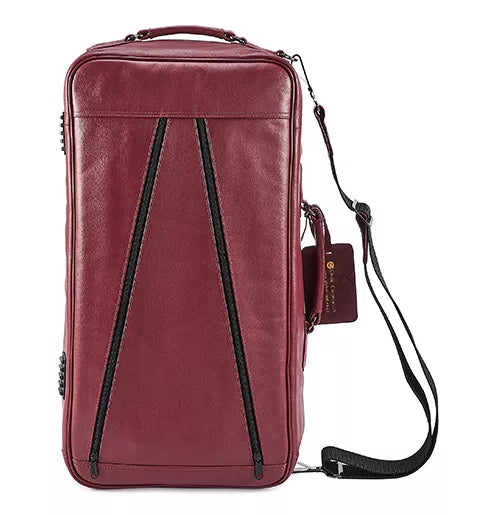 GARD Compact Triple Trumpet Gig Bag, Burgundy Leather