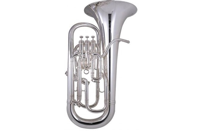 Besson Sovereign Euphonium in silver plate