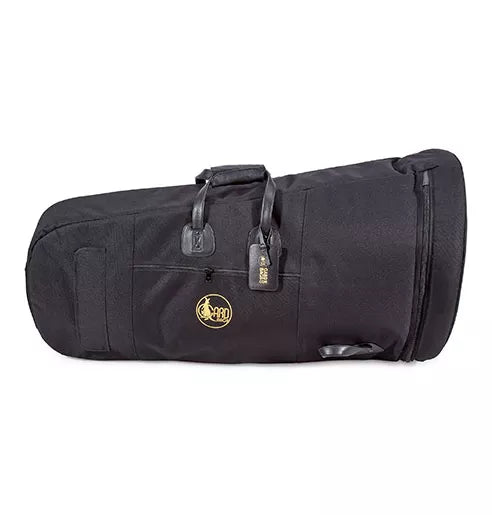 GARD Tuba gig bag Synthetic with Leather Trim. up to 19.5" bell, instrument up to 39" long
