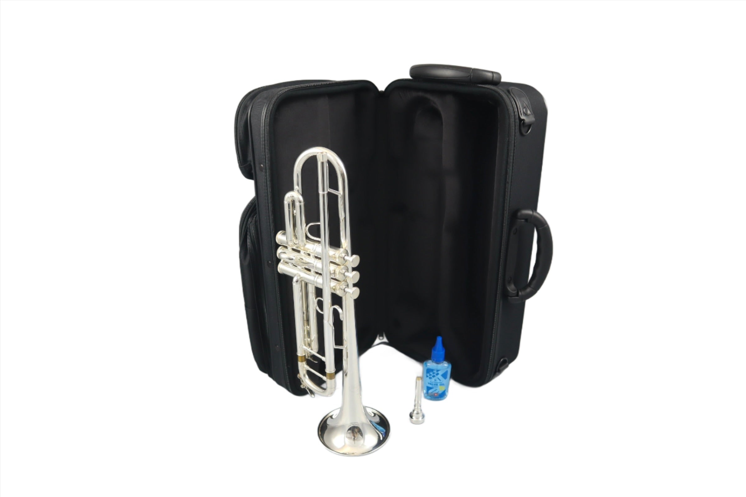 Phil Parker Master 137 Bb trumpet outfit in Silver Plate