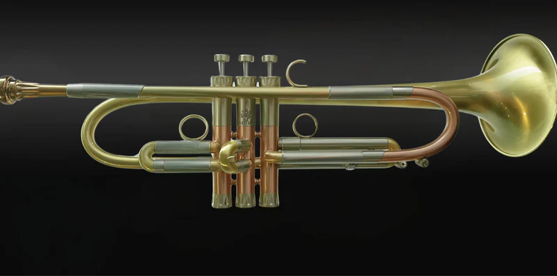 Lotus LEAD/SOLO Bb Trumpet - Brushed Lacquered