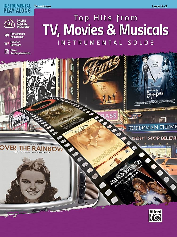 Top Hits from TV, Movies & Musicals Instrumental Solos - Trombone/CD
