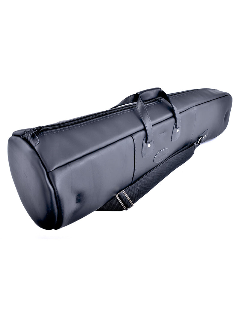 Cronkhite Large Tenor Trombone Gig Bag - Smooth Black Leather