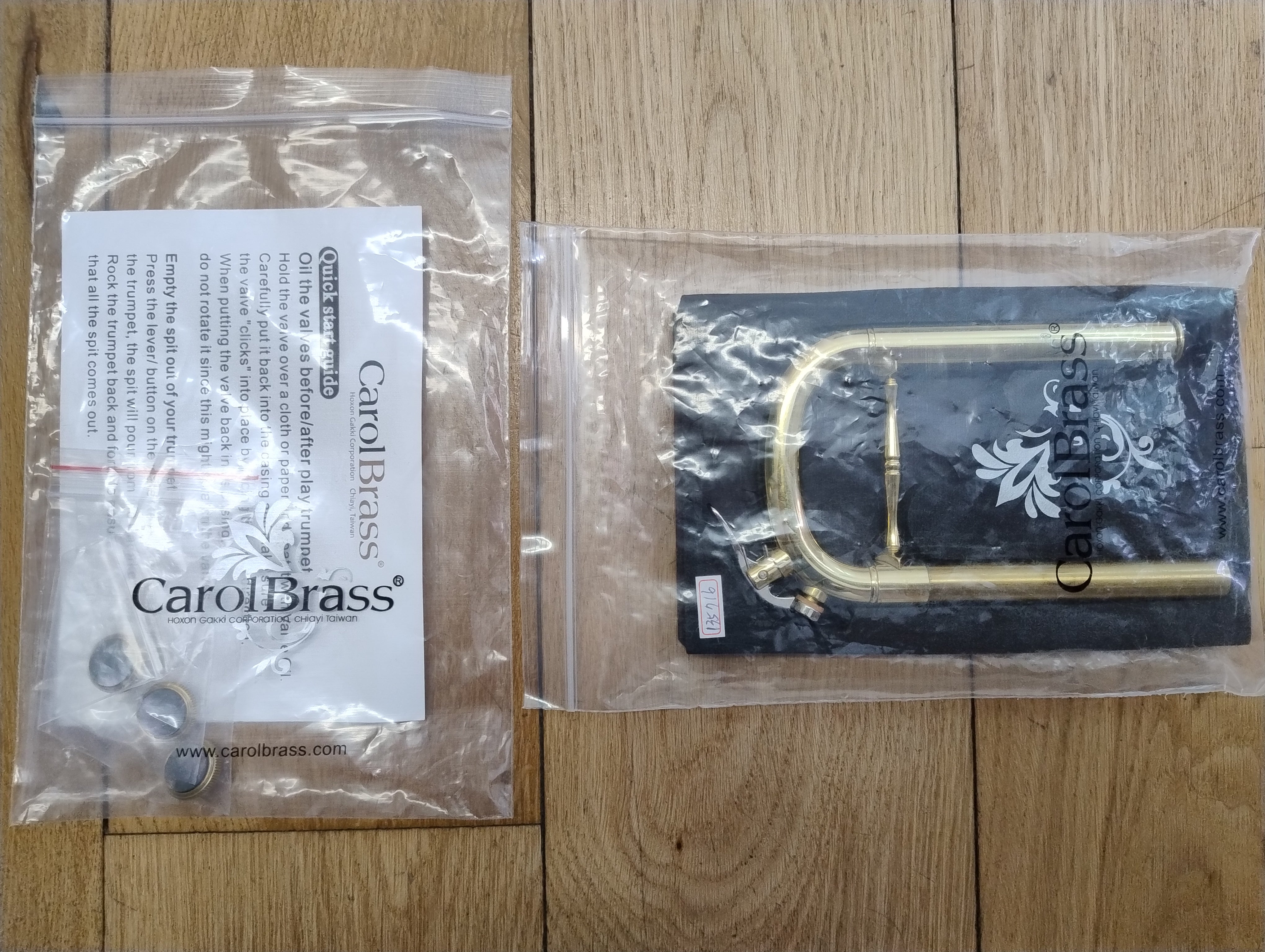 CarolBrass CTR50607RSM Custom Euro Bell Bb Trumpet (Pre-owned)