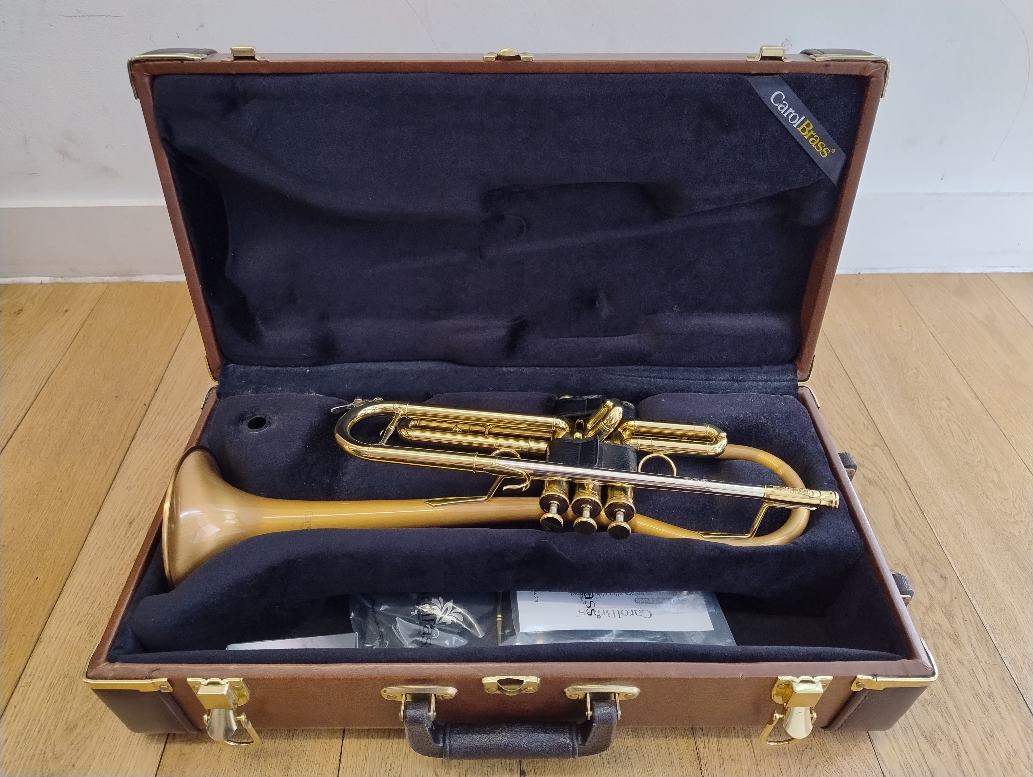CarolBrass CTR50607RSM Custom Euro Bell Bb Trumpet (Pre-owned)