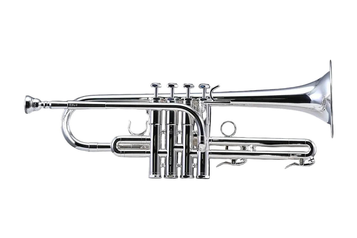 Schilke E3L4 Eb Tuning Bell Trumpet - Silver Plate