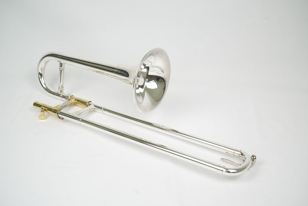 CarolBrass Mini Trombone in Silver Plate