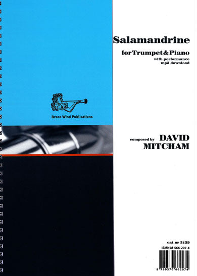 Salamandrine for Trumpet and Piano with MP3 download