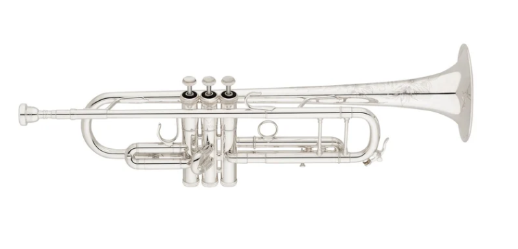 S.E. Shires Bb Trumpet Model B - Silver Plate