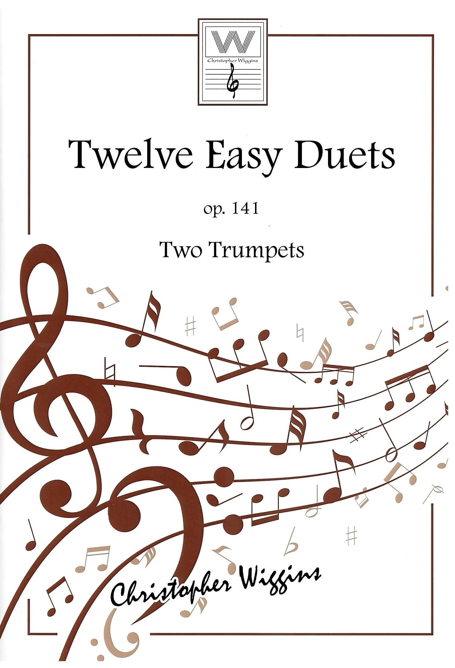 Twelve easy Duets op.141 for 2 trumpets
