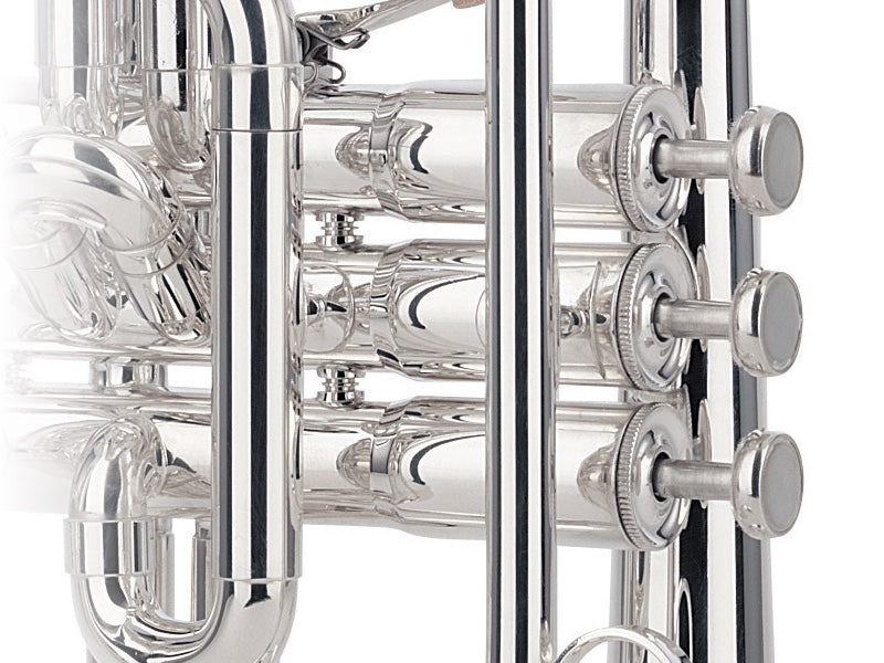 Besson Sovereign BE928GT Bb Cornet outfit S/P with prestige style main tuning slide trigger