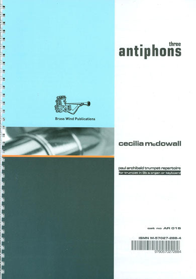 C McDowall - Three Antiphons Tpt/Pno