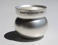 Brand TurboBlow Trombone mouthpiece booster in stainless steel