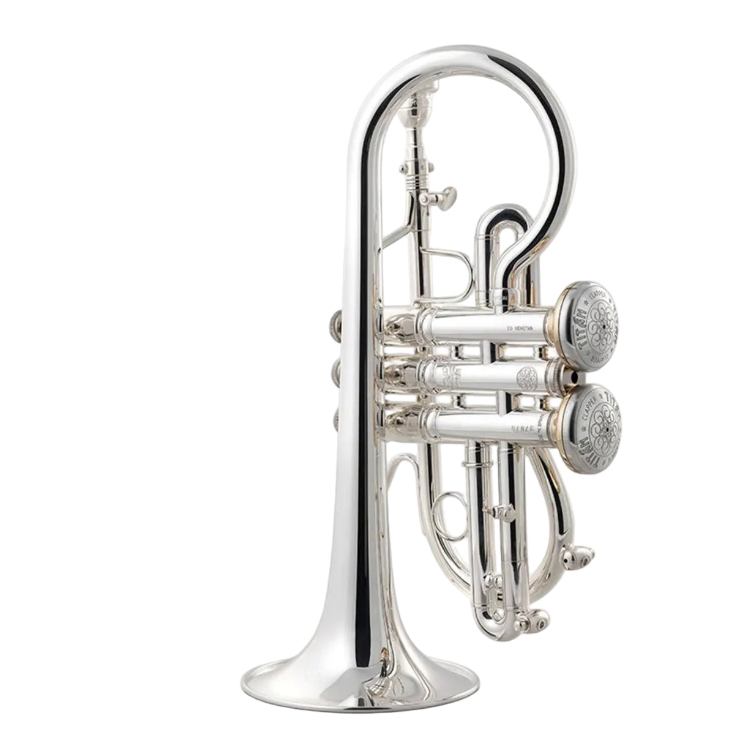 Stomvi Titan Eb Soprano Cornet - Silver Plate