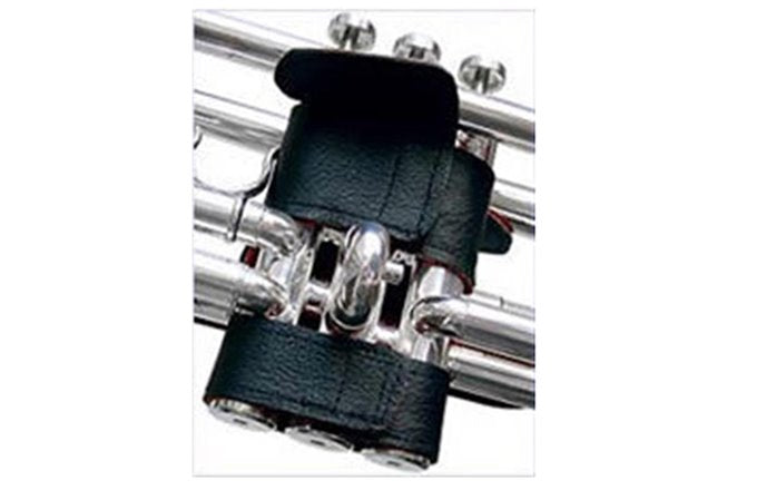 Griego leather deluxe trumpet valve guard with velcro