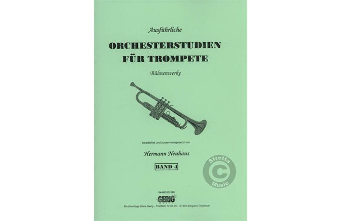 Neuhaus Orchestral Excerpts for Trumpet, Vol. 4