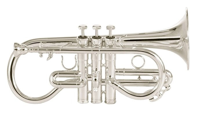 Schilke Eb Soprano Cornet with Beryllium Bell Outfit silver plated  ..(includes case, mouthpieceand care kit)