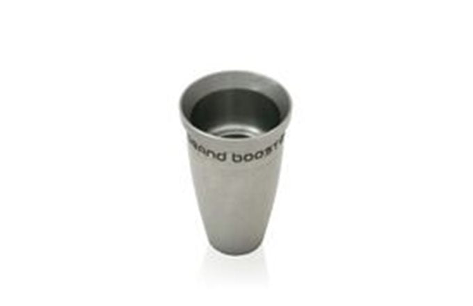 Brand TurboBlow Trumpet mouthpiece booster in stainless steel