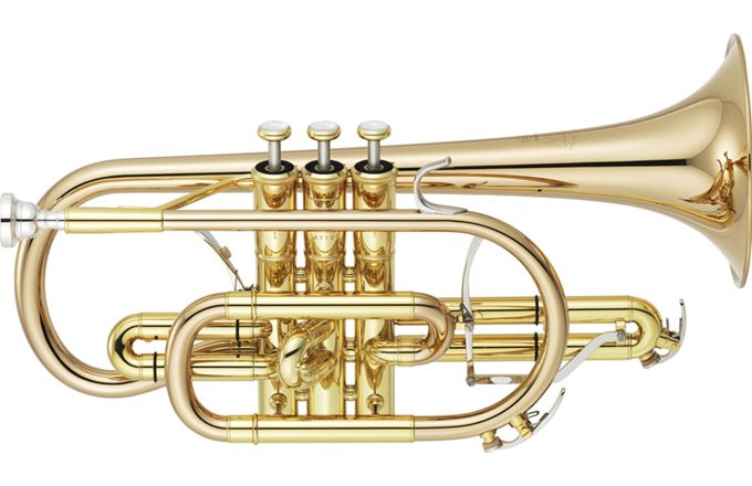 Yamaha YCR8335G02 Xeno cornet outfit with gold Brass Bell