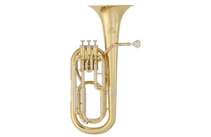 Andreas Eastman baritone horn outfit, lacquer finish