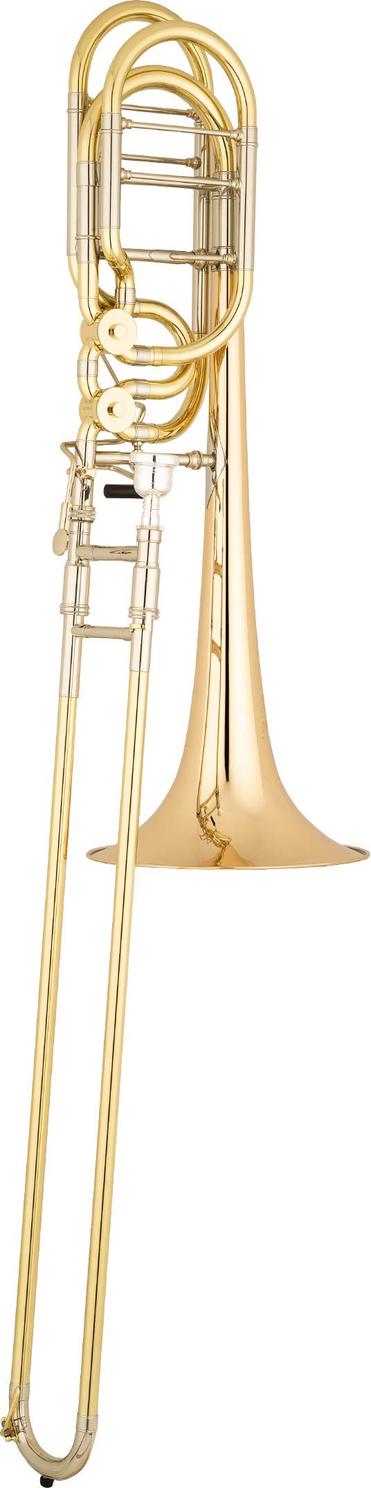 AE-ETB848G Andreas Eastman Bb/F/Gb Bass trombone outfit with Gold Brass Bell..0.562" bore, 3 leadpipes