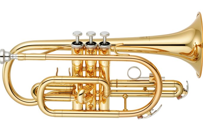 Yamaha YCR2330III student model cornet, lacquer