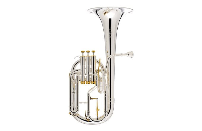 Besson Prestige Tenor Horn outfit Silver