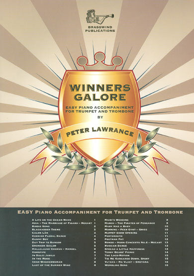 Winners Galore piano accompaniments