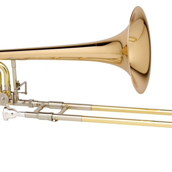 Courtois AC440 Bb/F trombone Rose bell and rose hand slide.