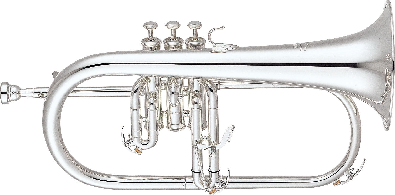 Yamaha YFH631G Flugel professional series, Gold brass bell and trigger outfit