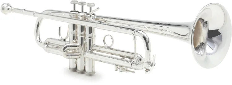 Bach Stradivarius Bb trumpet outfit in silver plate 180S37R
