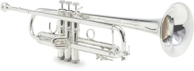 Bach Stradivarius Bb trumpet outfit in silver plate 180S43R