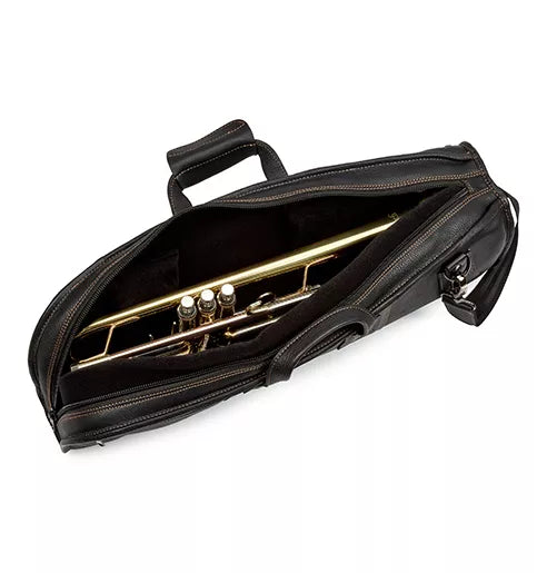 Gard Elite ULTRA Single Trumpet Gig Bag, Black Leather