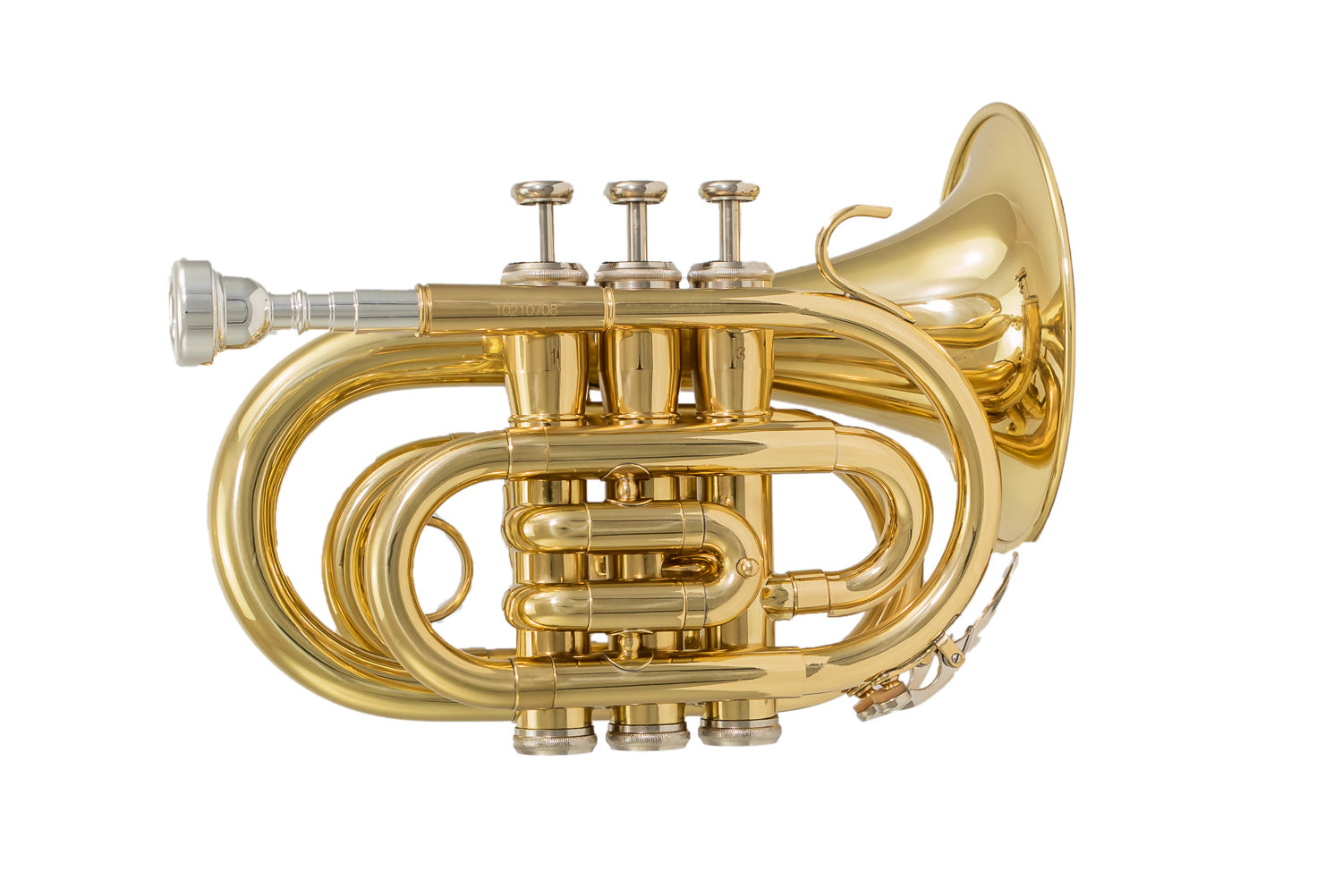 Elkhart 100PKT Bb Pocket Trumpet - Lacquer