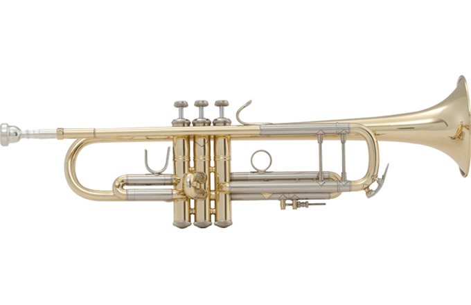 Bach Stradivarius Bb Trumpet outfit LR180ML43G reversed lead pipe model with gold brass bell
