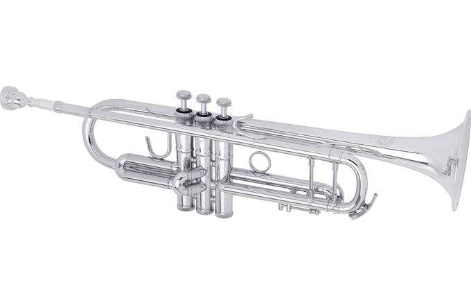 B&S Challenger II Bb Trumpet - Silver Plate