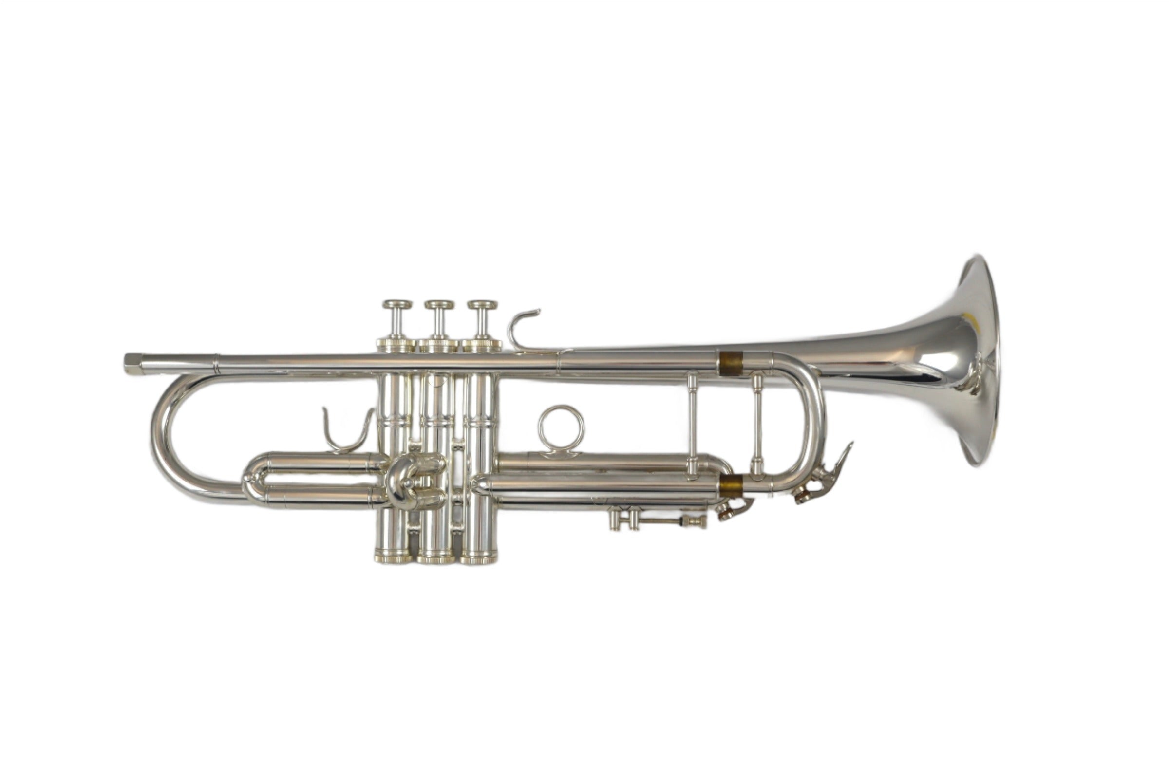 Phil Parker Master 137 Bb trumpet outfit in Silver Plate
