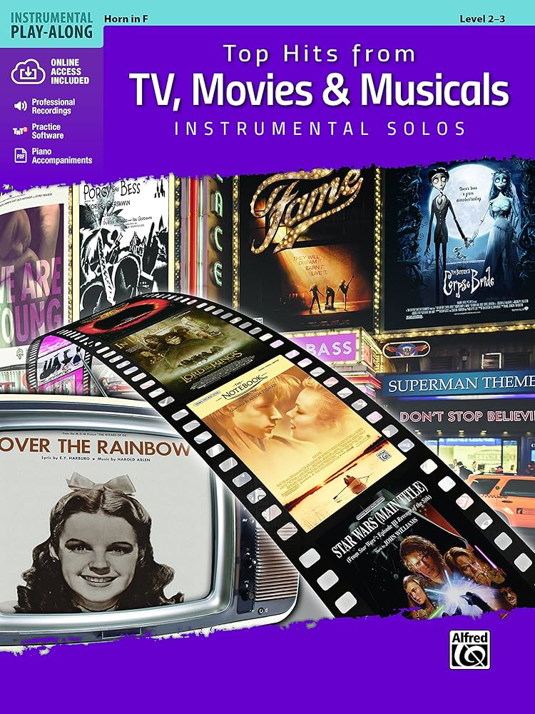 Top Hits from TV, Movies & Musicals Instrumental Solos horn/cd