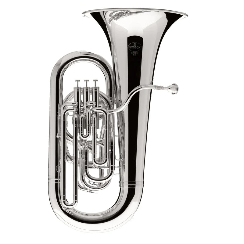 Besson Sovereign 980 EEb Tuba - Silver Plate