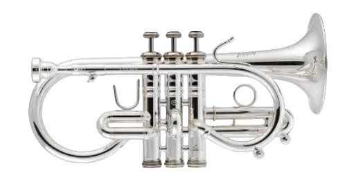 Stomvi Titan Eb Soprano Cornet - Silver Plate