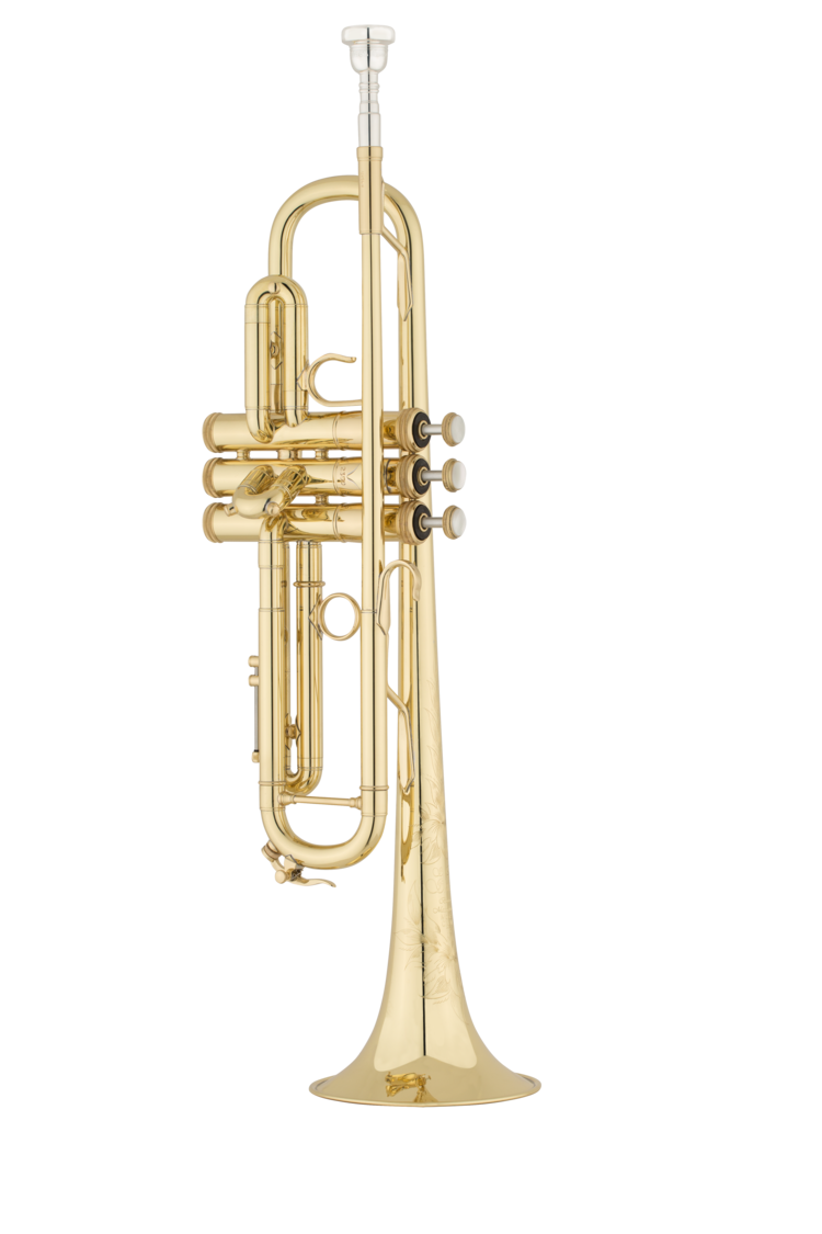S E Shires Bb Trumpet CVLA Bell XL Bore - Lacquer