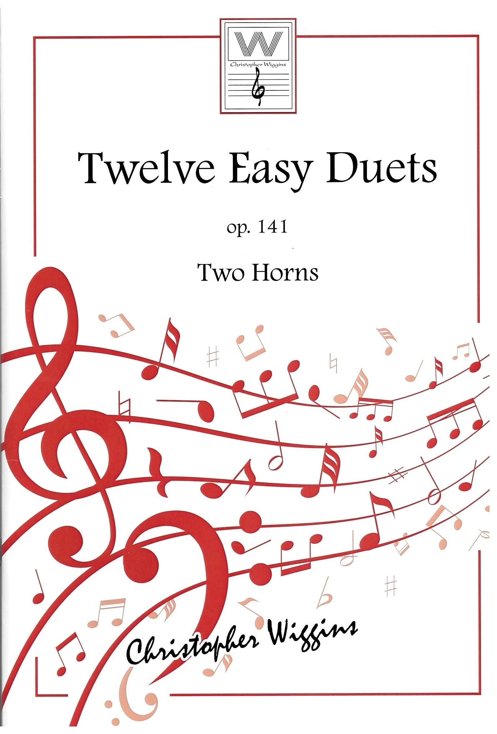 Twelve easy Duets op.141 for 2 horns