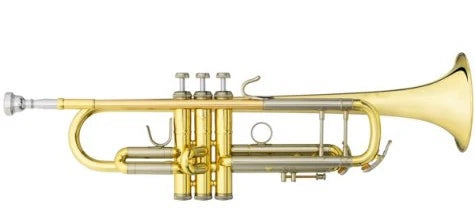 B&S Challenger Bb Trumpet Outfit - with Gold Brass Bell in Lacquer