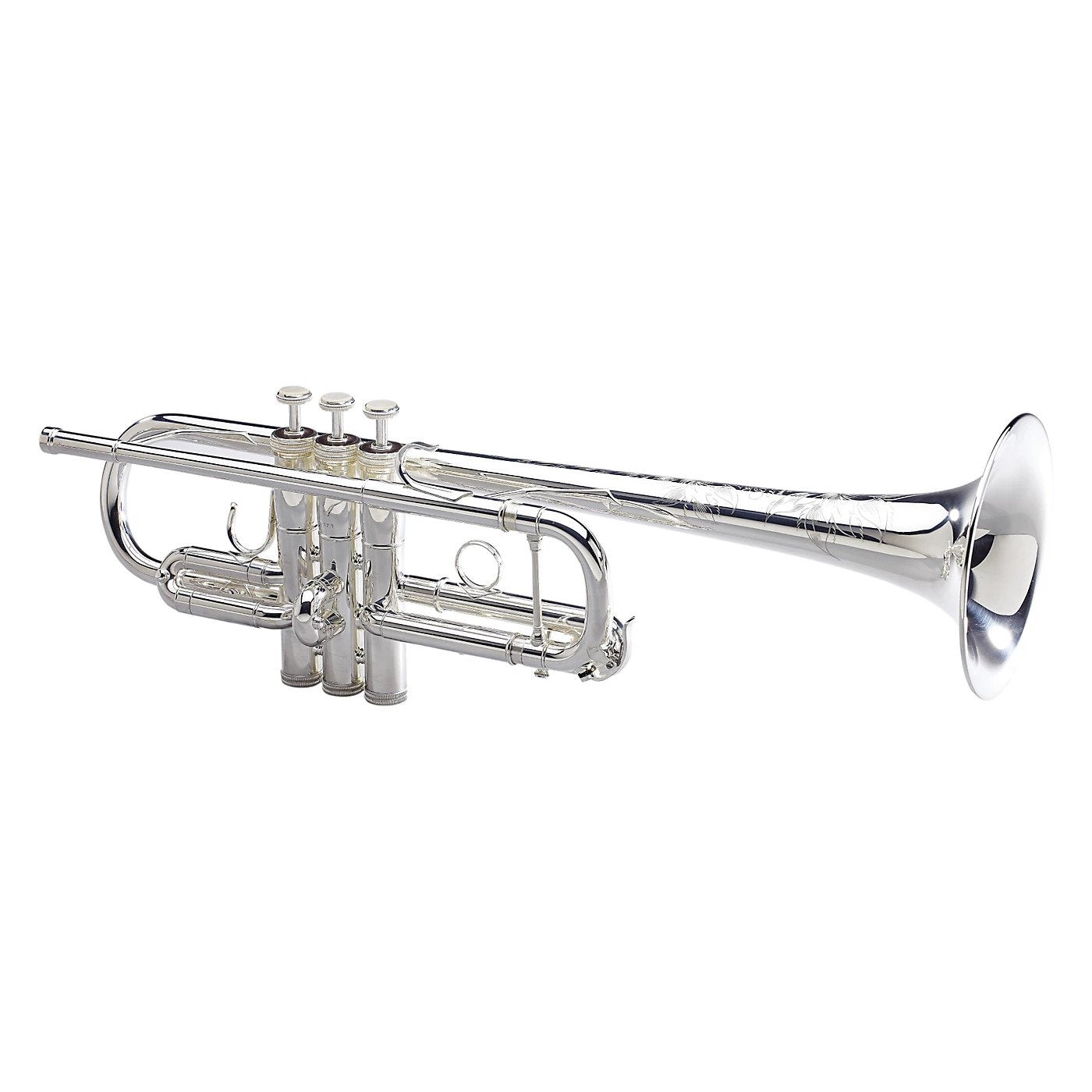 S E Shires C Trumpet Outfit Silver Plated model 419